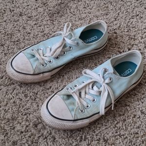 Light blue Converse All Stars